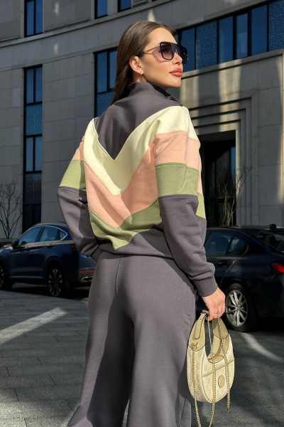 Костюм 2-ка из трикотажа в спортивном стиле GO F3025/30-03 - фото 4