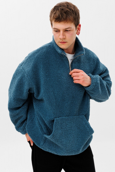 Демисезонный спортивный комплект из трикотажа: худи и брюки HIT 0323 - фото 6