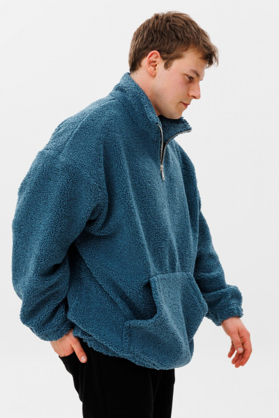 Демисезонный спортивный комплект из трикотажа: худи и брюки HIT 0323 - фото 5