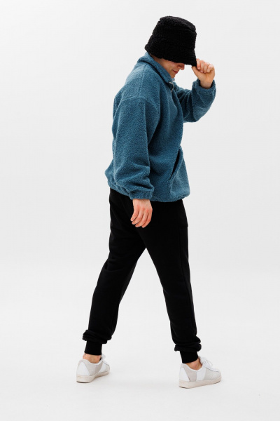 Демисезонный спортивный комплект из трикотажа: худи и брюки HIT 0323 - фото 3