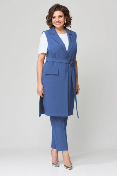 Блуза, брюки, жилет Орхидея 1403-1 - фото 1