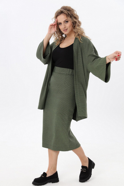 Юбка-карандаш из плательной ткани с высокой посадкой ANIDEN 981 - фото 7