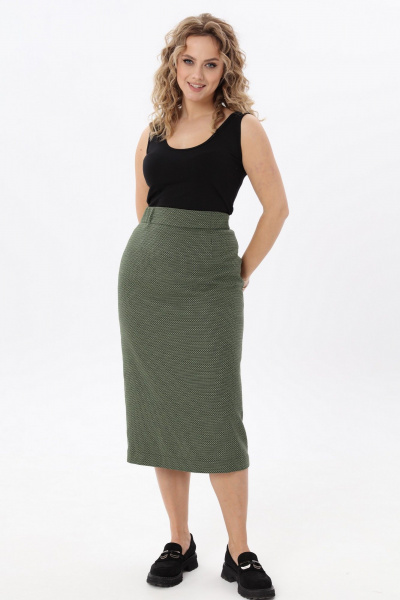 Юбка-карандаш из плательной ткани с высокой посадкой ANIDEN 981 - фото 6