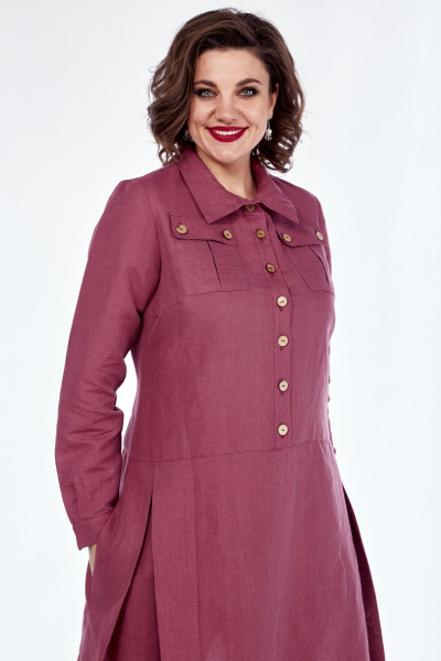 Платье Celentano lite 5015.2 малиновый - фото 8