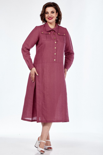 Платье Celentano lite 5015.2 малиновый - фото 5