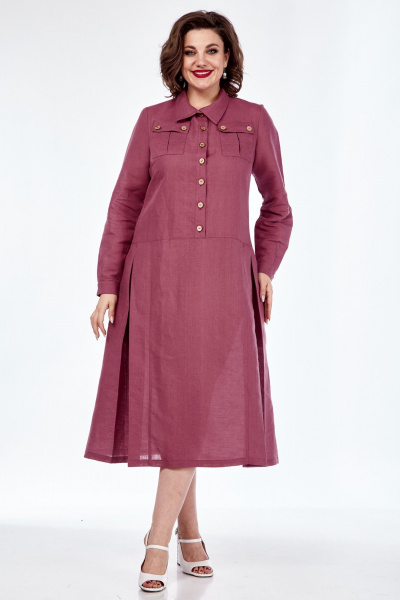 Платье Celentano lite 5015.2 малиновый - фото 3