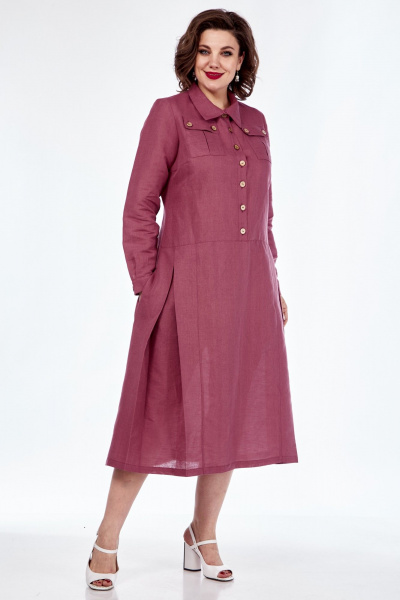 Платье Celentano lite 5015.2 малиновый - фото 2