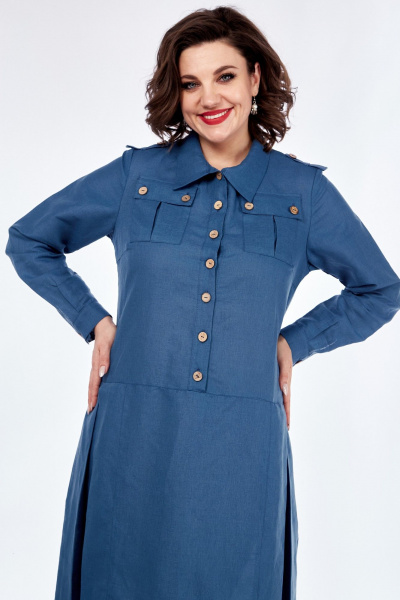 Платье Celentano lite 5015.2 синий - фото 9