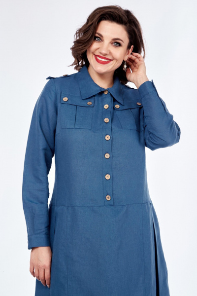 Платье Celentano lite 5015.2 синий - фото 8