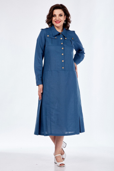 Платье Celentano lite 5015.2 синий - фото 5