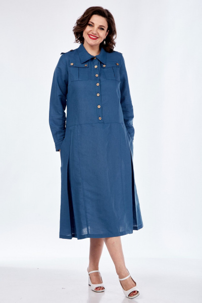 Платье Celentano lite 5015.2 синий - фото 4