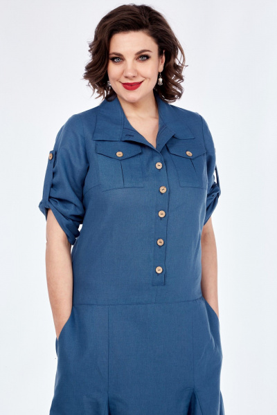 Платье Celentano lite 5016.2 синий - фото 10