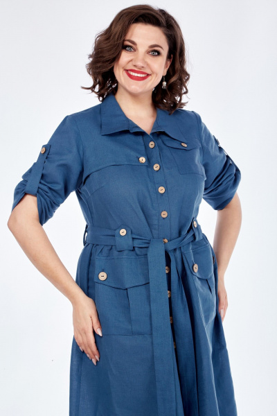 Платье Celentano lite 5018.2 синий - фото 8