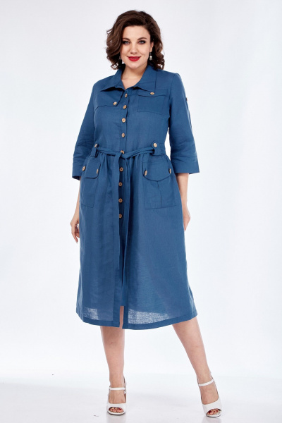 Платье Celentano lite 5018.2 синий - фото 6