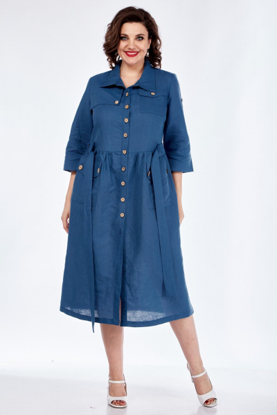Платье Celentano lite 5018.2 синий - фото 5
