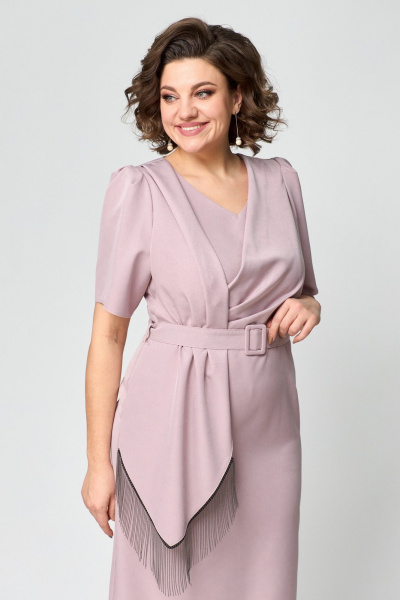 Платье ANASTASIA MAK 1172 пыльная_роза - фото 11