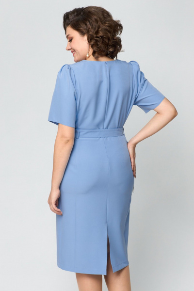 Платье ANASTASIA MAK 1172 голубой - фото 8
