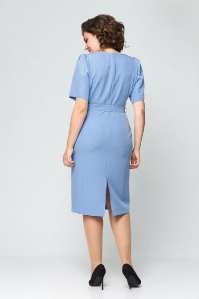 Платье ANASTASIA MAK 1172 голубой - фото 2