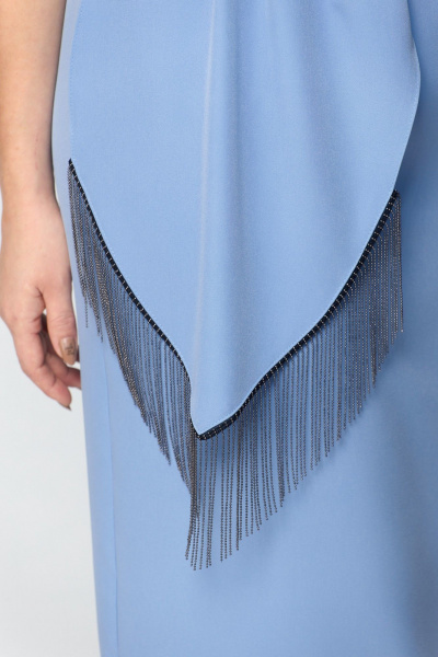 Платье ANASTASIA MAK 1172 голубой - фото 11