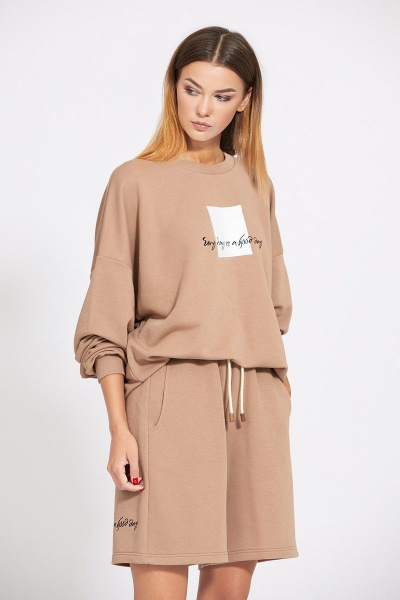 Джемпер, шорты EOLA 1863 песок - фото 5