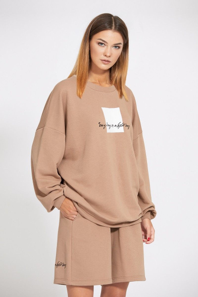 Джемпер, шорты EOLA 1863 песок - фото 3