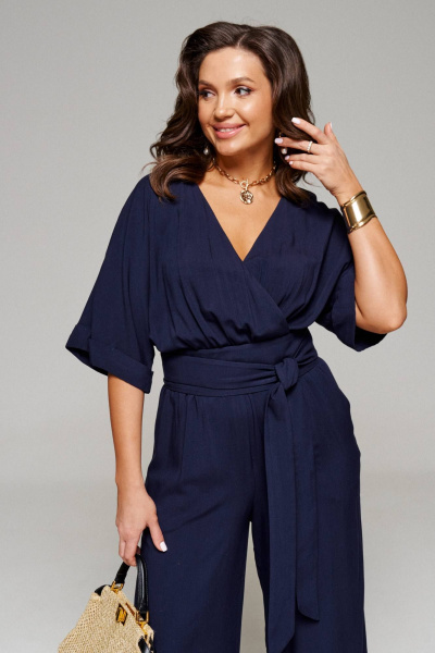 Комбинезон Beautiful&Free 6153 синий - фото 5