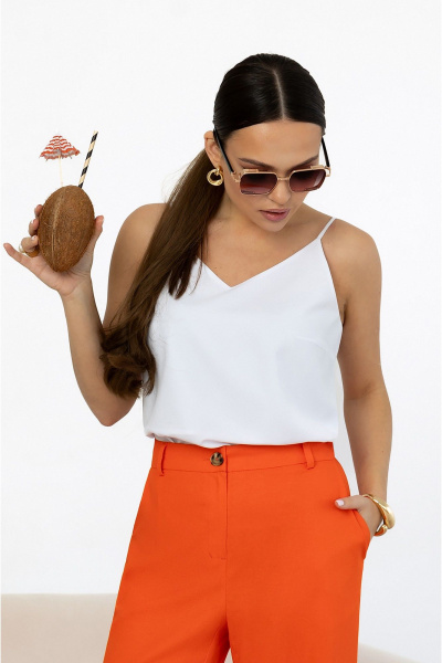Брюки, жакет, топ Lissana 4885 мандарин - фото 6