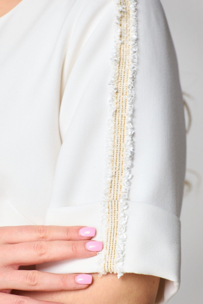 Платье Laikony L-861 молоко - фото 7