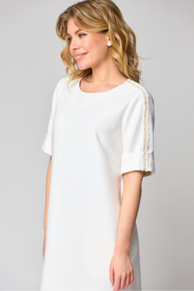 Платье Laikony L-861 молоко - фото 5