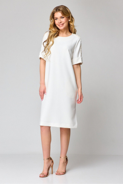 Платье Laikony L-861 молоко - фото 4