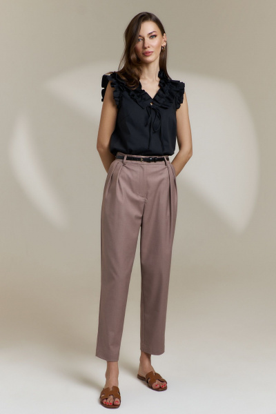 Блуза DILIA 0844 черный - фото 2