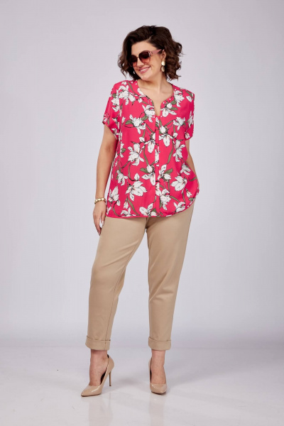 Блуза SOVITA 1178 красный - фото 3