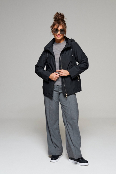 Куртка Beautiful&Free 6177 черный - фото 5