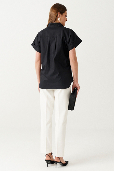 Блуза свободного кроя из натурального хлопка для демисезона Ketty К-14940 - фото 4