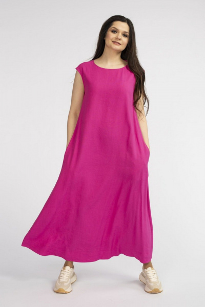 Платье FASHION CENTRE Л-3646 фуксия - фото 3