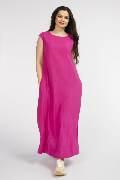 Платье FASHION CENTRE Л-3646 фуксия - фото 2