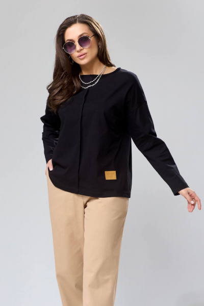 Джемпер Bliss 8069 черный - фото 6