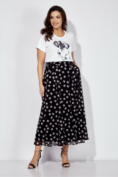 Юбка TAiER 861-1 горох - фото 4