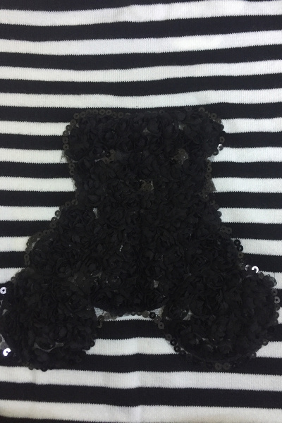 Джемпер из трикотажа хлопка для ежедневного стиля OLANTIZ БВДР002 медведь - фото 6