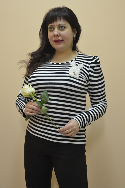 Джемпер из хлопкового трикотажа для демисезона OLANTIZ БВДР002 заяц - фото 1