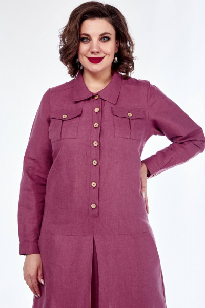 Платье Celentano lite 5017.2 малиновый - фото 6