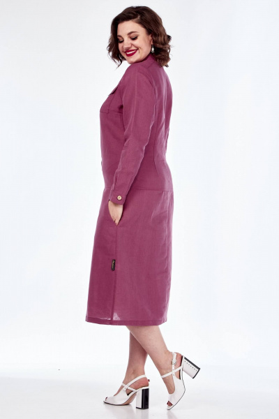 Платье Celentano lite 5017.2 малиновый - фото 4