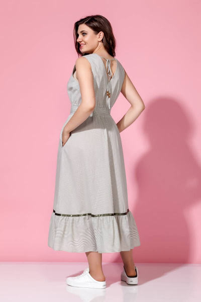 Платье Anna Majewska 1372 оливка - фото 2