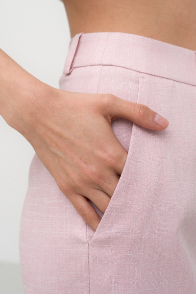 Легкие летние брюки с зауженным к низу силуэтом Art Ribbon M1006B - фото 3