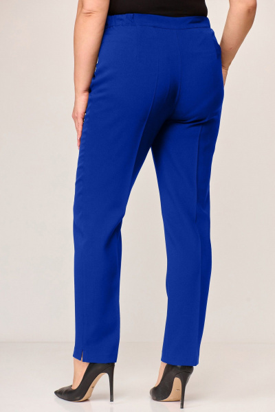 Классические брюки с стрелками и заужением к низу Элль-стиль 2002/3 василек - фото 2