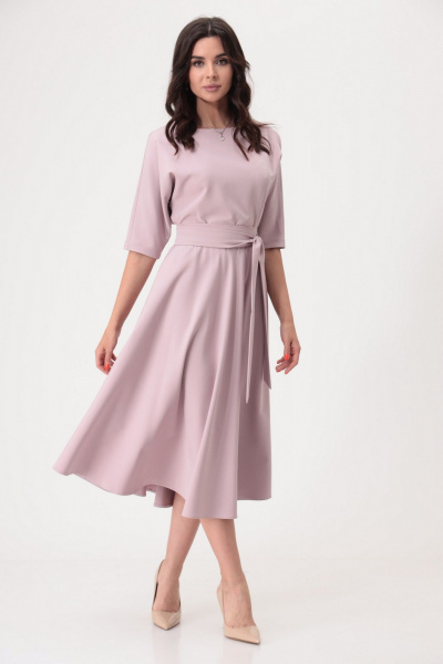 Платье T&N 7504 пудра_холодная - фото 4