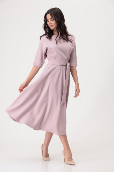 Платье T&N 7504 пудра_холодная - фото 2