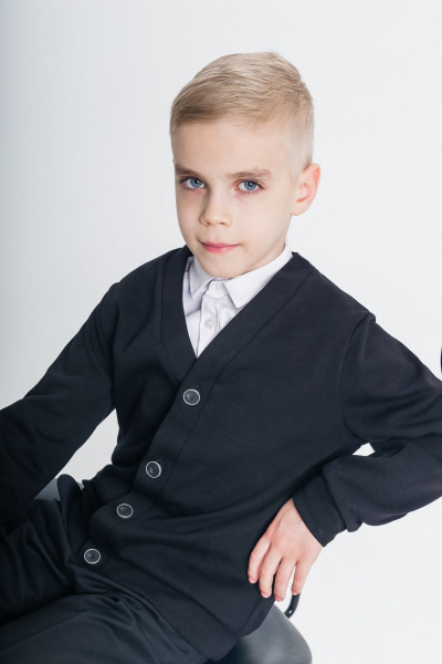 Жакет Франтишка Ш-3499м-24с-27-с78 черный - фото 2