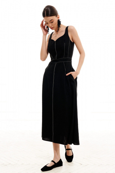 Сарафан ELLETTO 1991 черный - фото 14