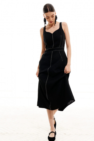 Сарафан ELLETTO 1991 черный - фото 13